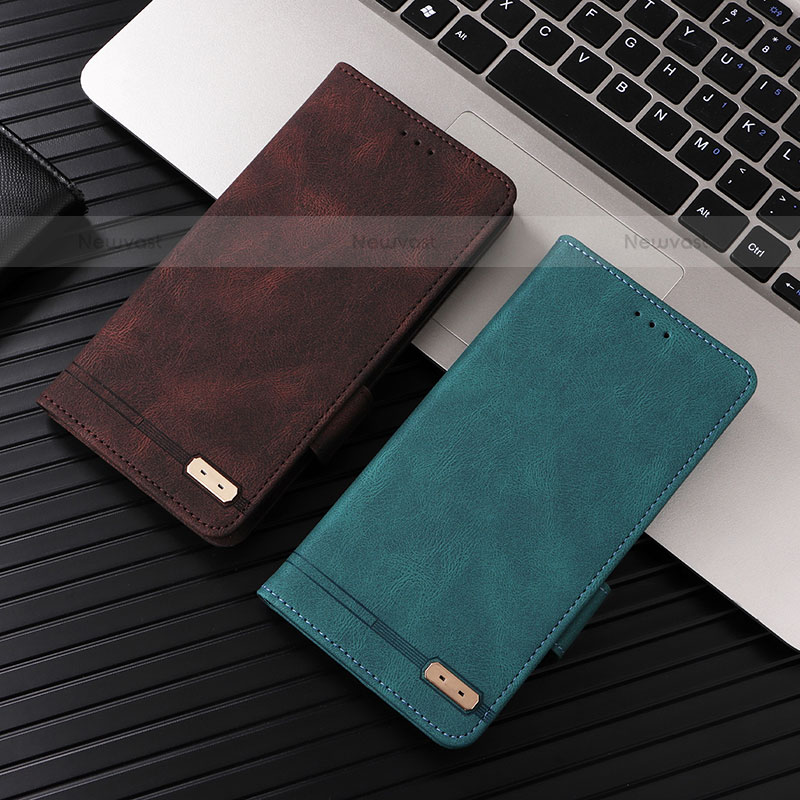 Leather Case Stands Flip Cover Holder L08Z for Samsung Galaxy S23 Plus 5G