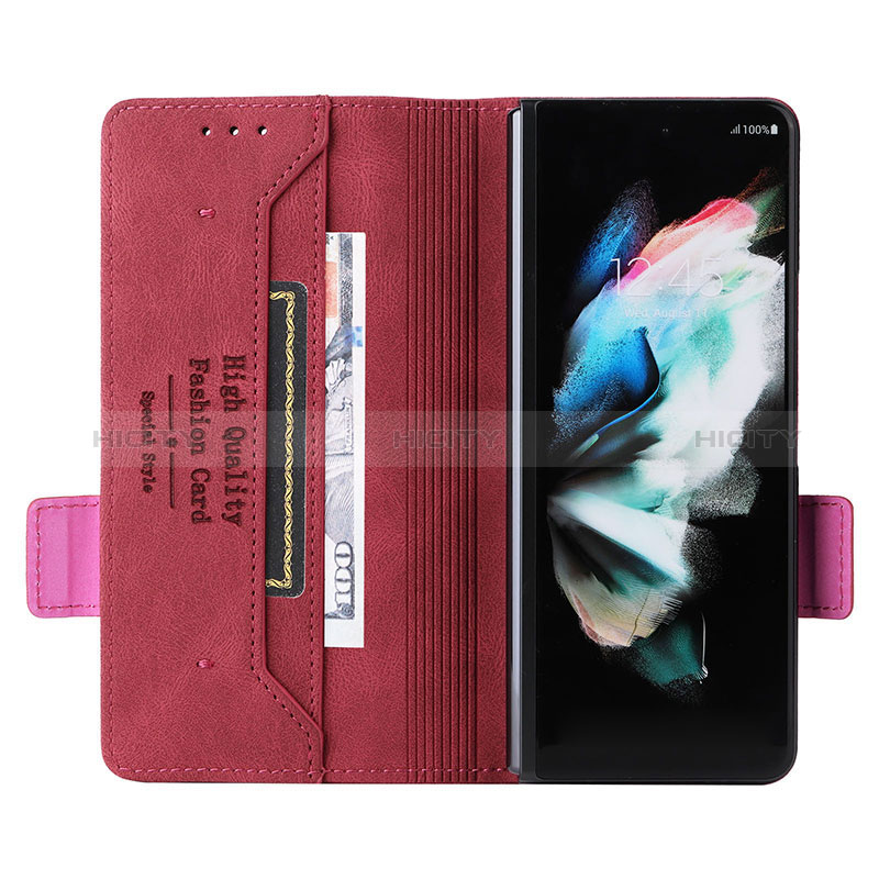 Leather Case Stands Flip Cover Holder L08Z for Samsung Galaxy Z Fold4 5G