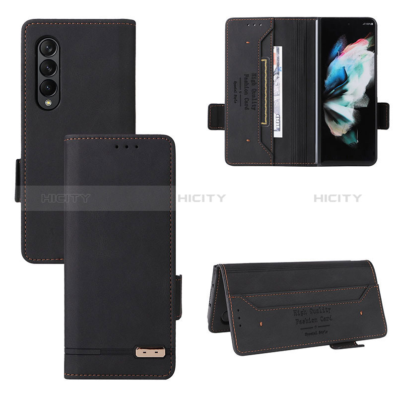 Leather Case Stands Flip Cover Holder L08Z for Samsung Galaxy Z Fold4 5G