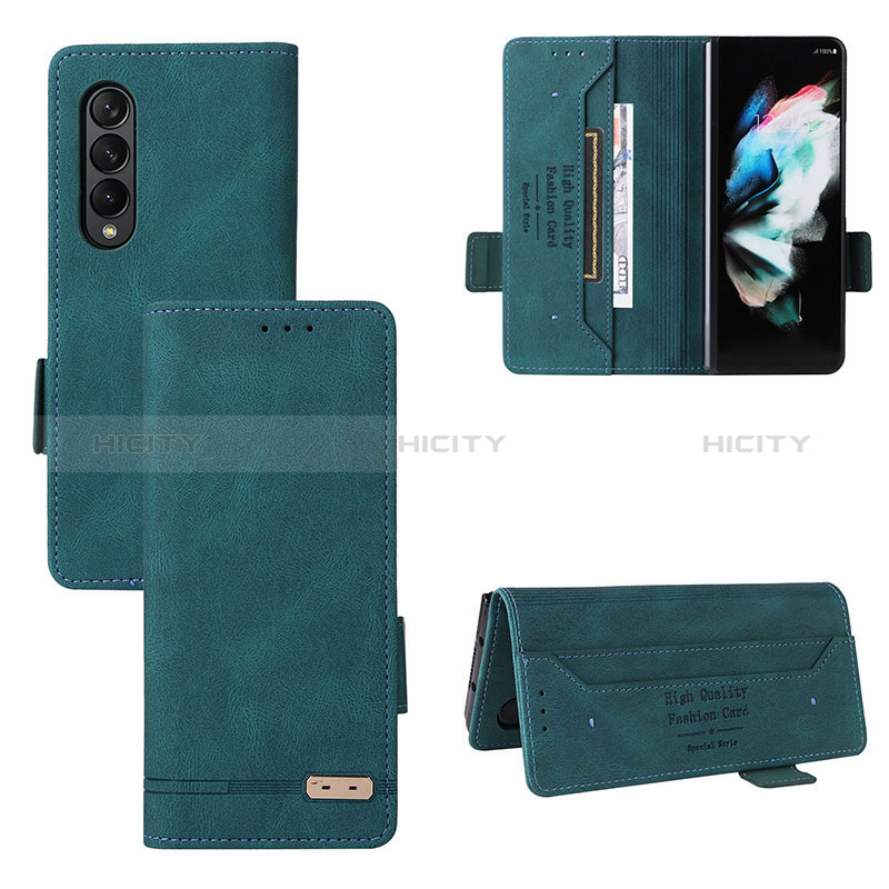 Leather Case Stands Flip Cover Holder L08Z for Samsung Galaxy Z Fold4 5G