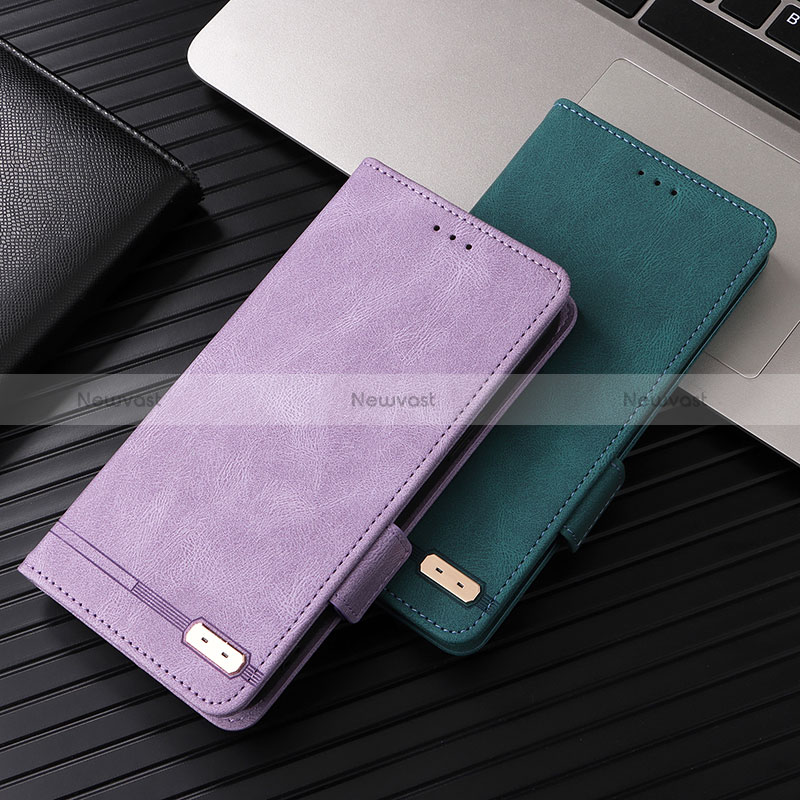 Leather Case Stands Flip Cover Holder L08Z for Xiaomi Redmi 10 (2022)