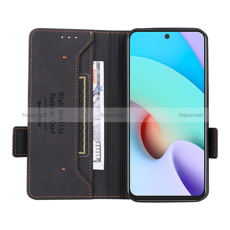 Leather Case Stands Flip Cover Holder L08Z for Xiaomi Redmi 10 4G