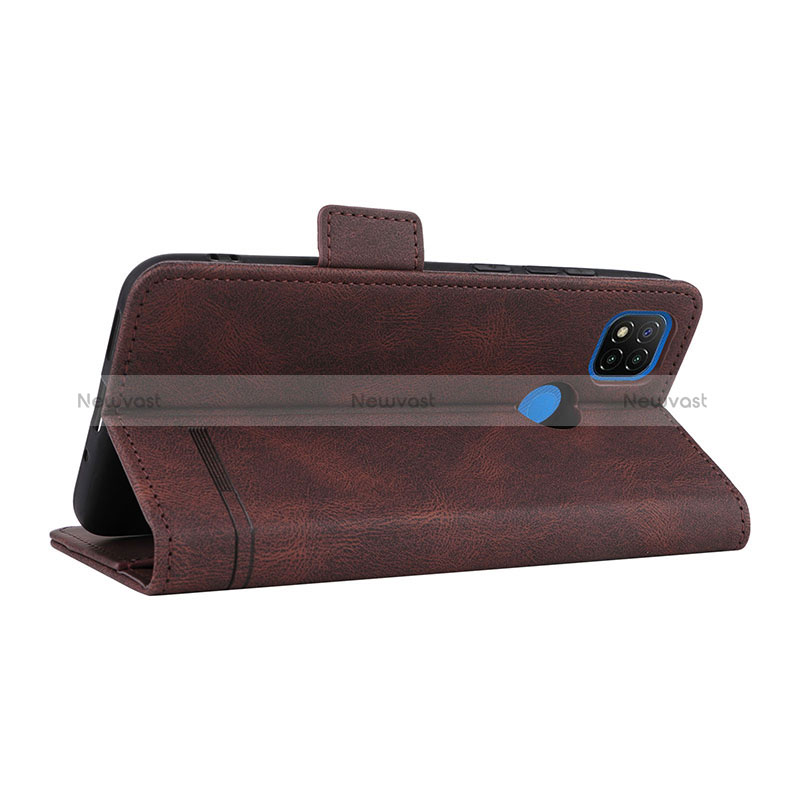 Leather Case Stands Flip Cover Holder L08Z for Xiaomi Redmi 9 Activ