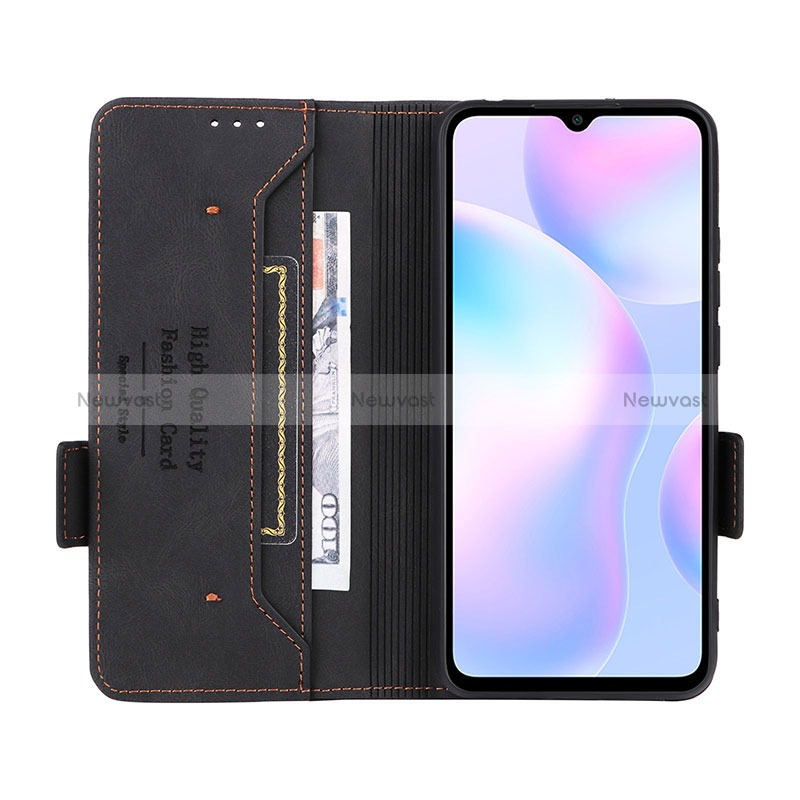 Leather Case Stands Flip Cover Holder L08Z for Xiaomi Redmi 9i