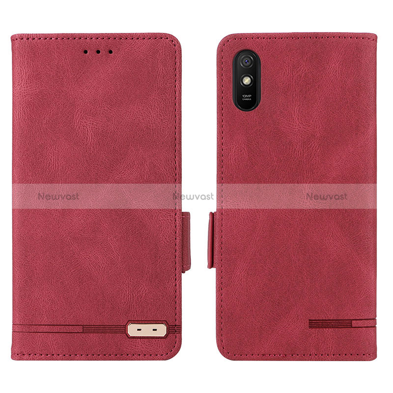 Leather Case Stands Flip Cover Holder L08Z for Xiaomi Redmi 9i