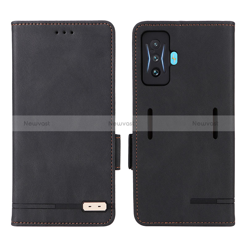 Leather Case Stands Flip Cover Holder L08Z for Xiaomi Redmi K50 Gaming 5G