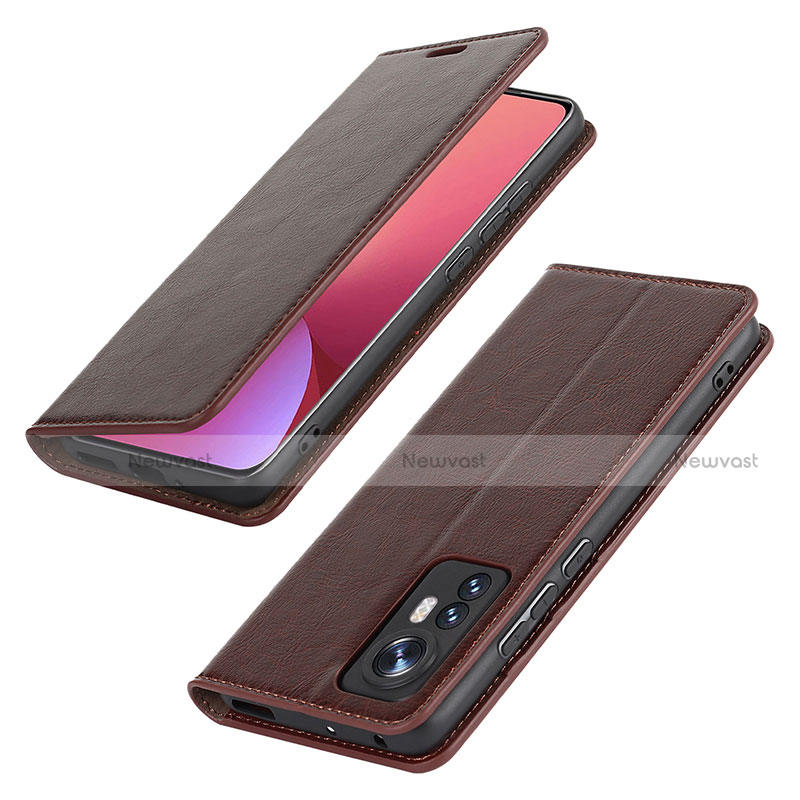 Leather Case Stands Flip Cover Holder L09 for Xiaomi Mi 12 5G