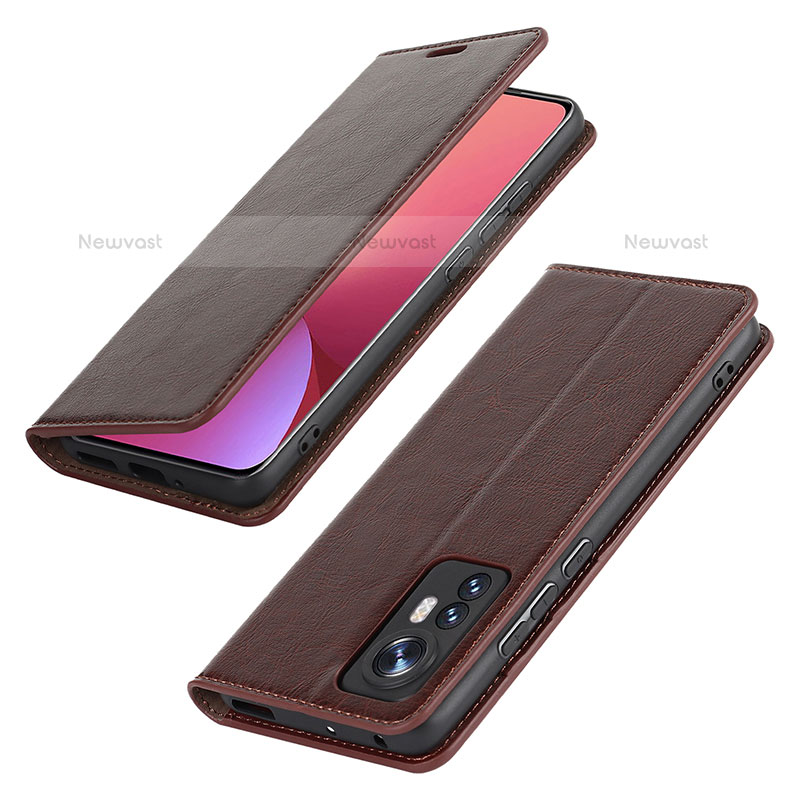 Leather Case Stands Flip Cover Holder L09 for Xiaomi Mi 12 Pro 5G