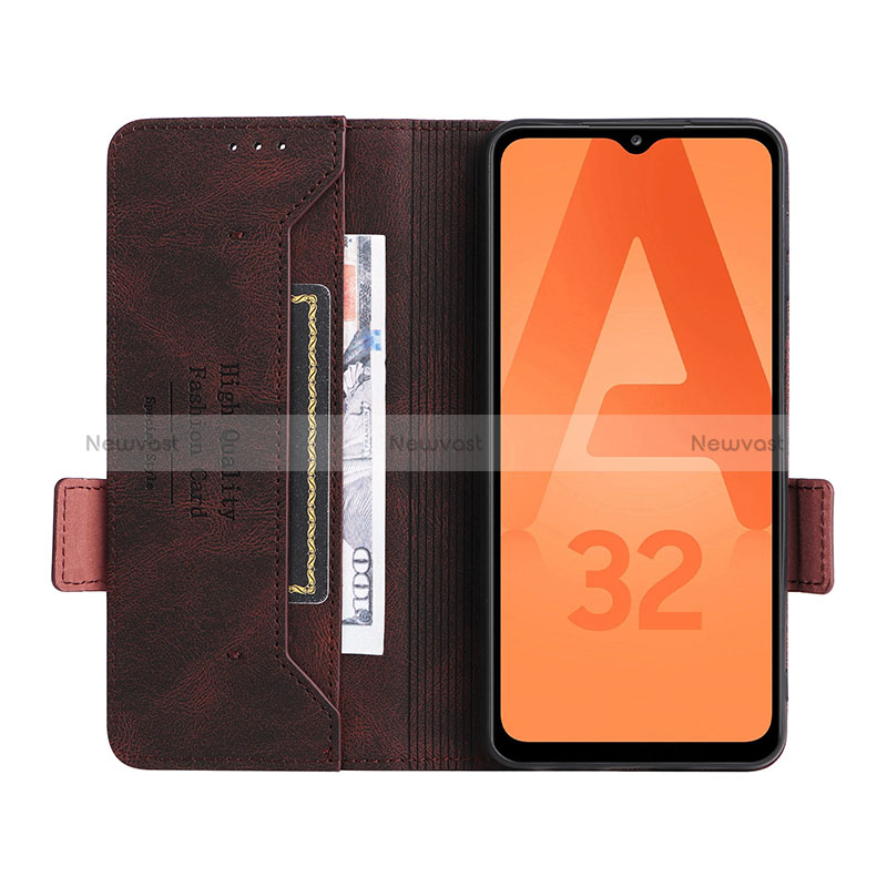 Leather Case Stands Flip Cover Holder L09Z for Samsung Galaxy A32 5G