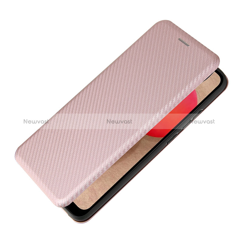 Leather Case Stands Flip Cover Holder L09Z for Samsung Galaxy M02s