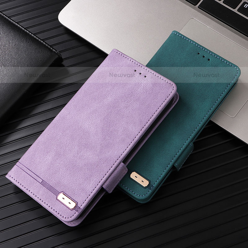 Leather Case Stands Flip Cover Holder L09Z for Samsung Galaxy S21 FE 5G