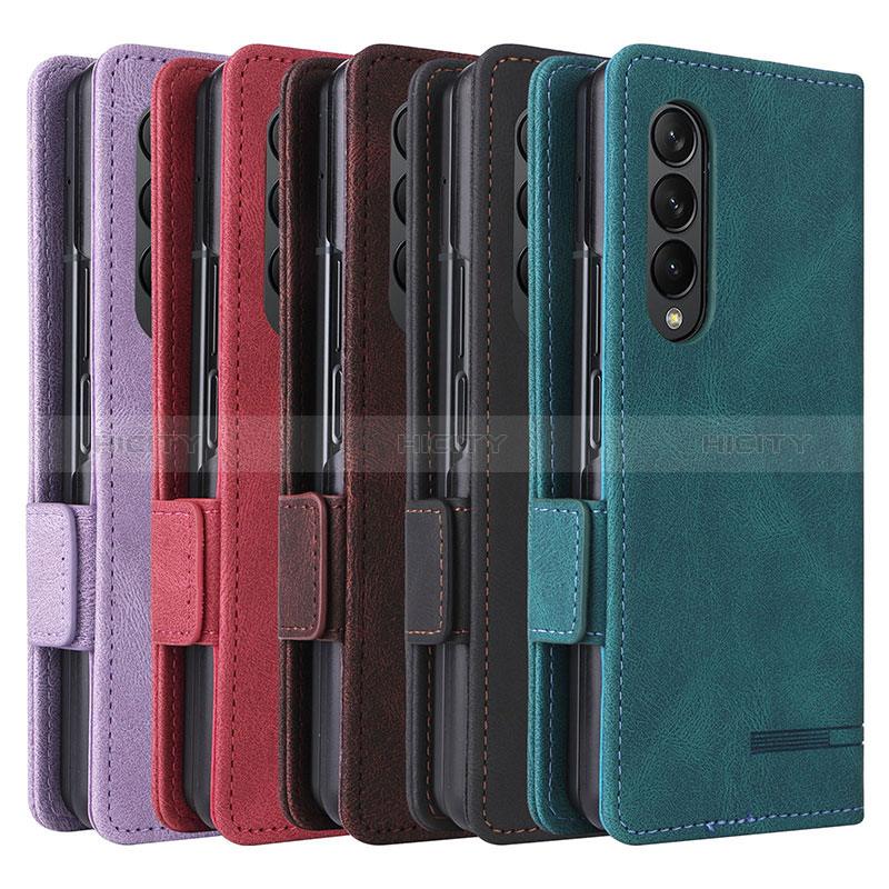 Leather Case Stands Flip Cover Holder L09Z for Samsung Galaxy Z Fold4 5G