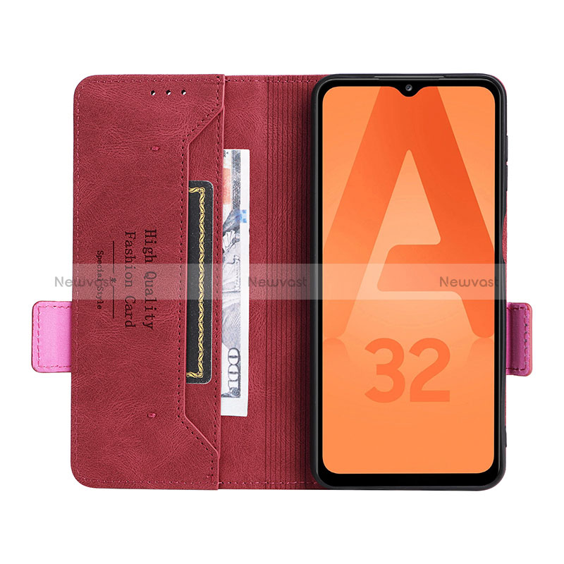 Leather Case Stands Flip Cover Holder L10Z for Samsung Galaxy A32 5G