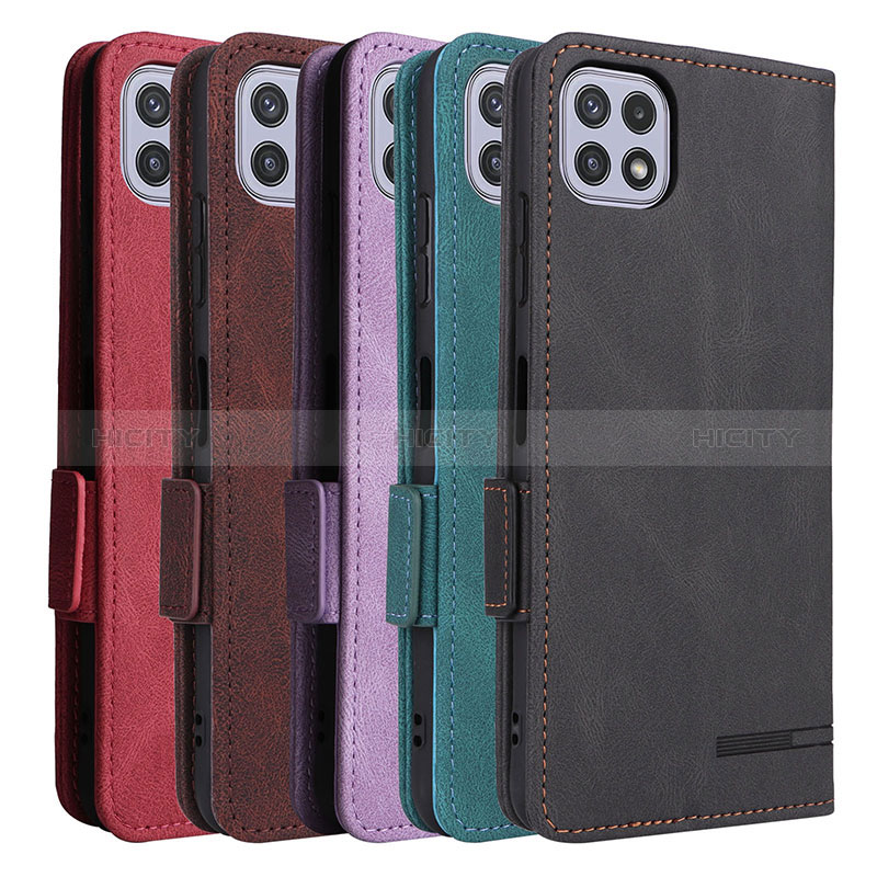 Leather Case Stands Flip Cover Holder L10Z for Samsung Galaxy F42 5G