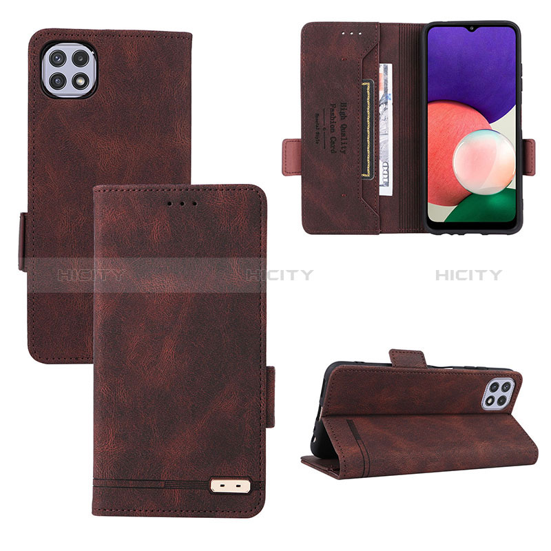 Leather Case Stands Flip Cover Holder L10Z for Samsung Galaxy F42 5G