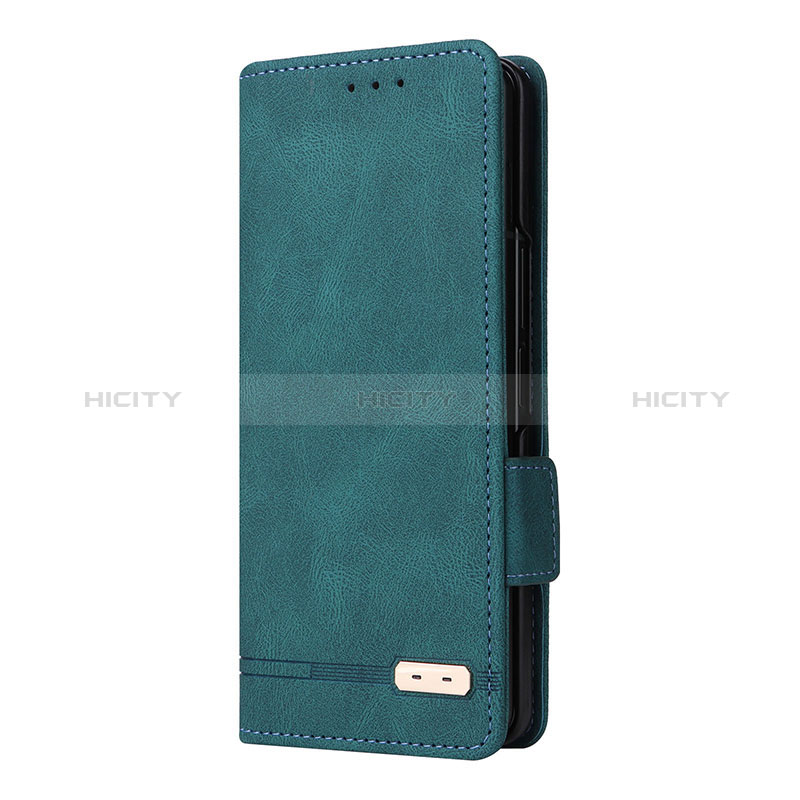 Leather Case Stands Flip Cover Holder L10Z for Samsung Galaxy Z Fold4 5G Green