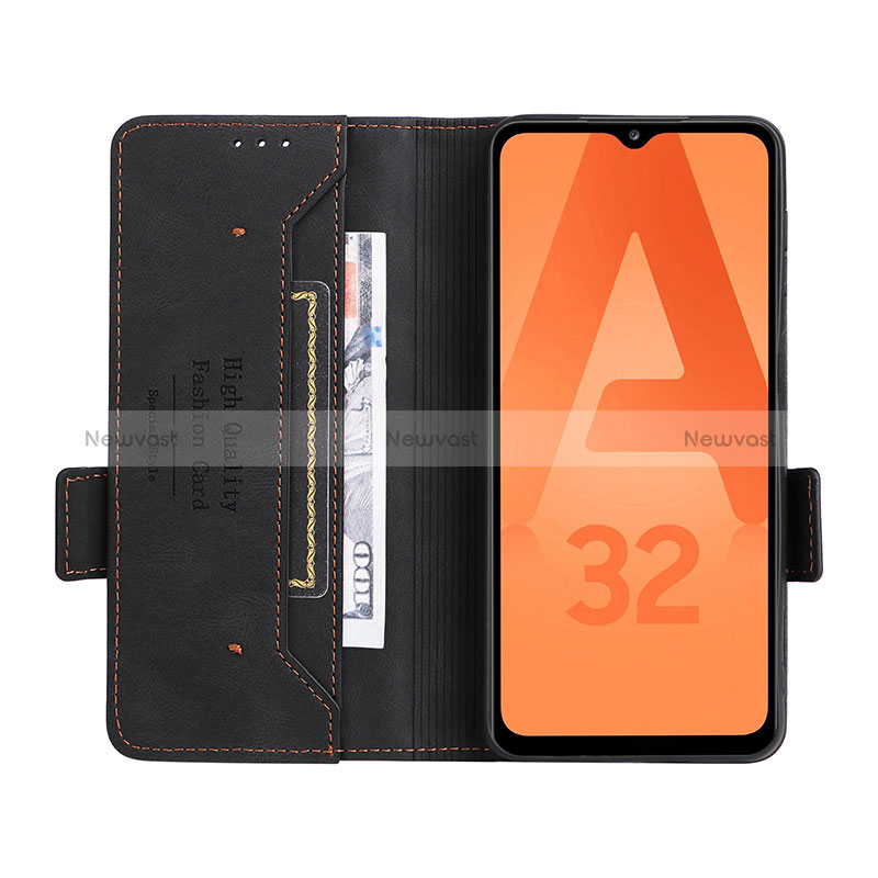 Leather Case Stands Flip Cover Holder L11Z for Samsung Galaxy A32 4G