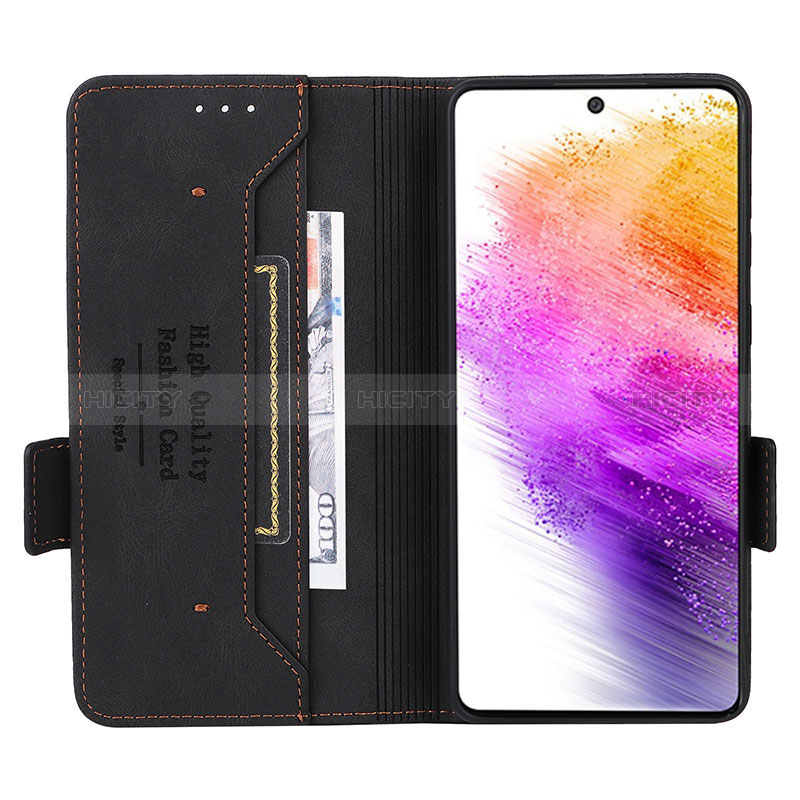 Leather Case Stands Flip Cover Holder L11Z for Samsung Galaxy A73 5G