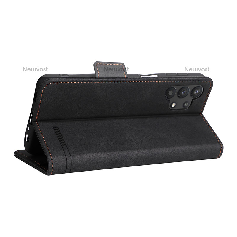 Leather Case Stands Flip Cover Holder L11Z for Samsung Galaxy M32 5G