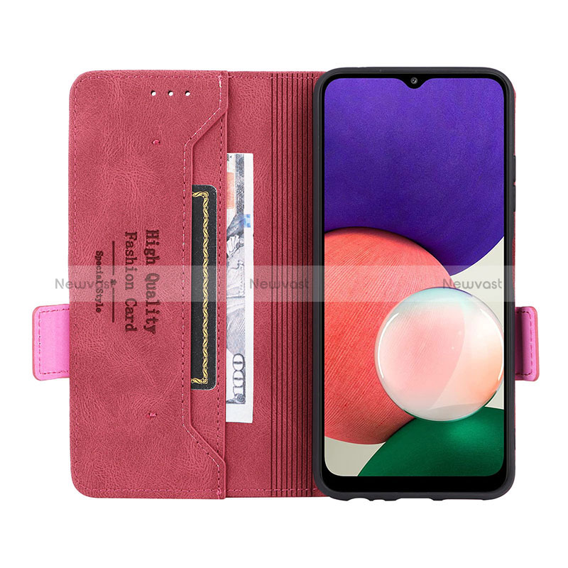 Leather Case Stands Flip Cover Holder L12Z for Samsung Galaxy A22 5G