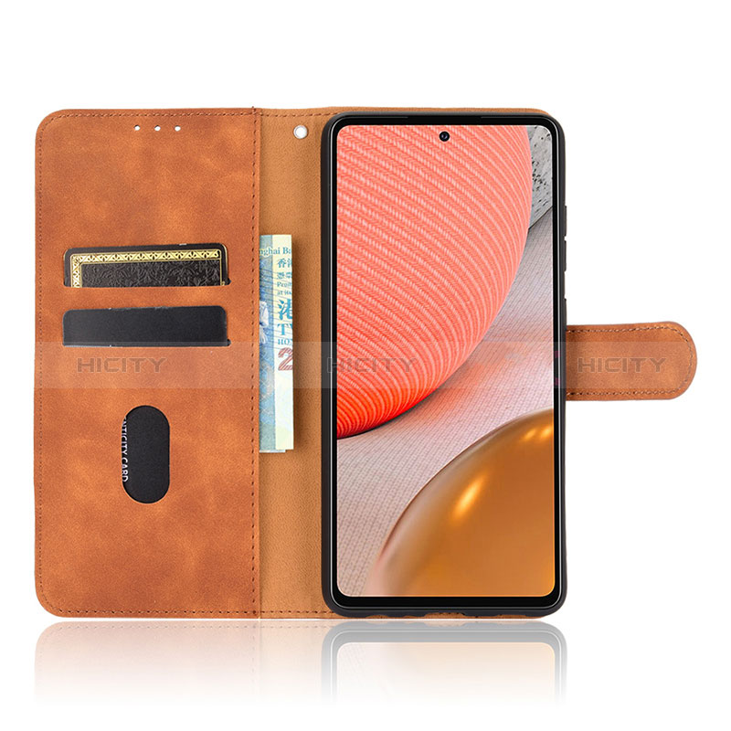 Leather Case Stands Flip Cover Holder L12Z for Samsung Galaxy A72 4G