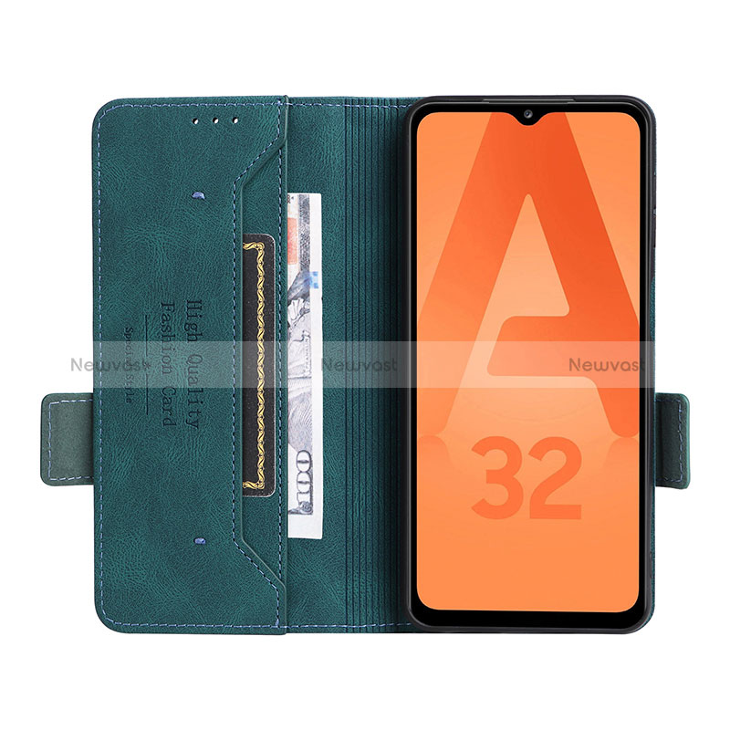 Leather Case Stands Flip Cover Holder L13Z for Samsung Galaxy A32 4G