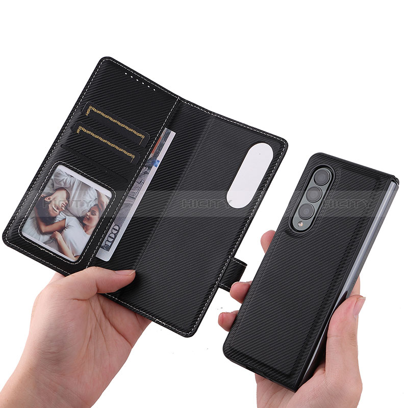 Leather Case Stands Flip Cover Holder L16Z for Samsung Galaxy Z Fold4 5G