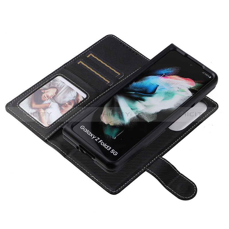 Leather Case Stands Flip Cover Holder L16Z for Samsung Galaxy Z Fold4 5G