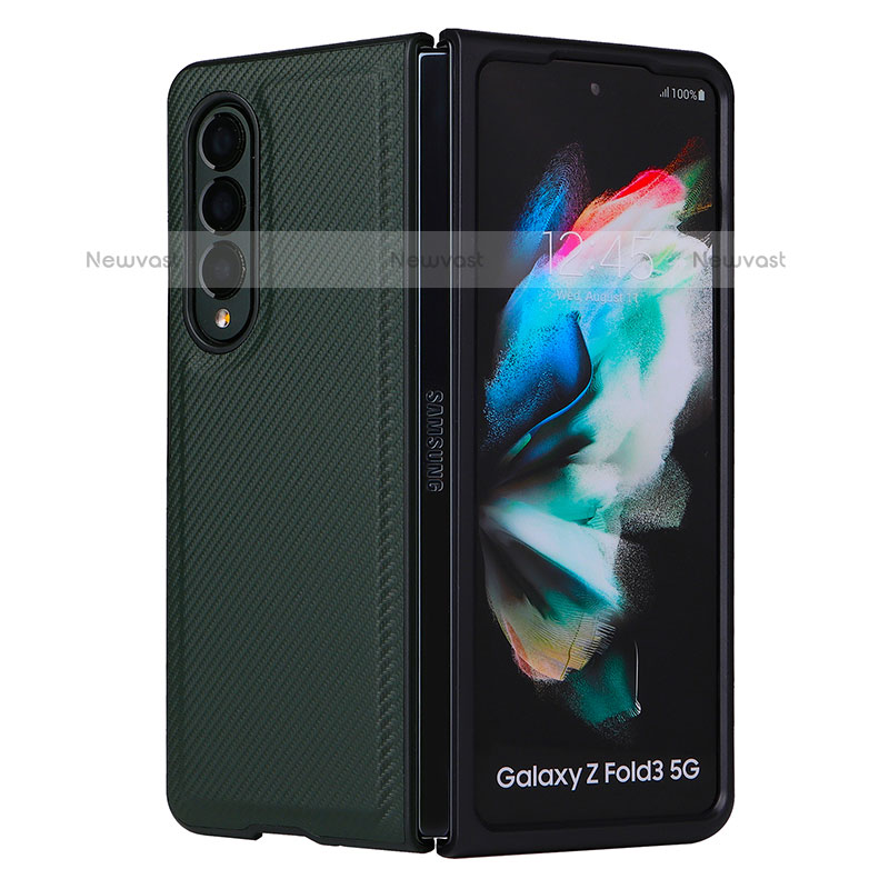 Leather Case Stands Flip Cover Holder L17Z for Samsung Galaxy Z Fold3 5G