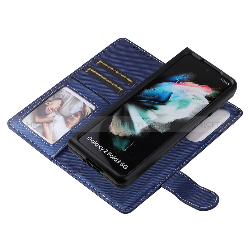Leather Case Stands Flip Cover Holder L17Z for Samsung Galaxy Z Fold4 5G