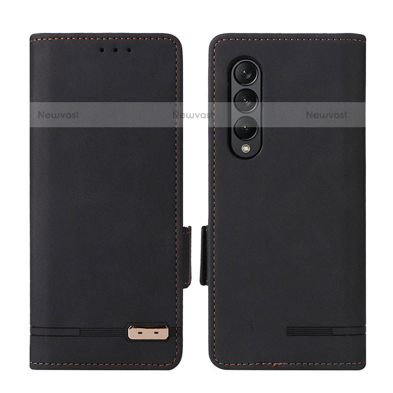 Leather Case Stands Flip Cover Holder L18Z for Samsung Galaxy Z Fold3 5G