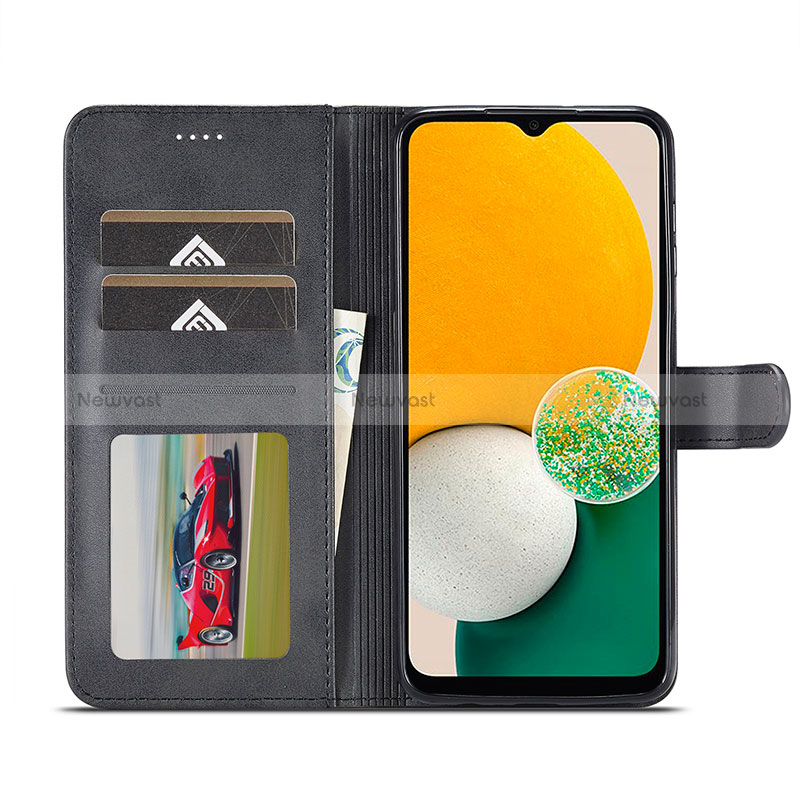 Leather Case Stands Flip Cover Holder LC1 for Samsung Galaxy A04s