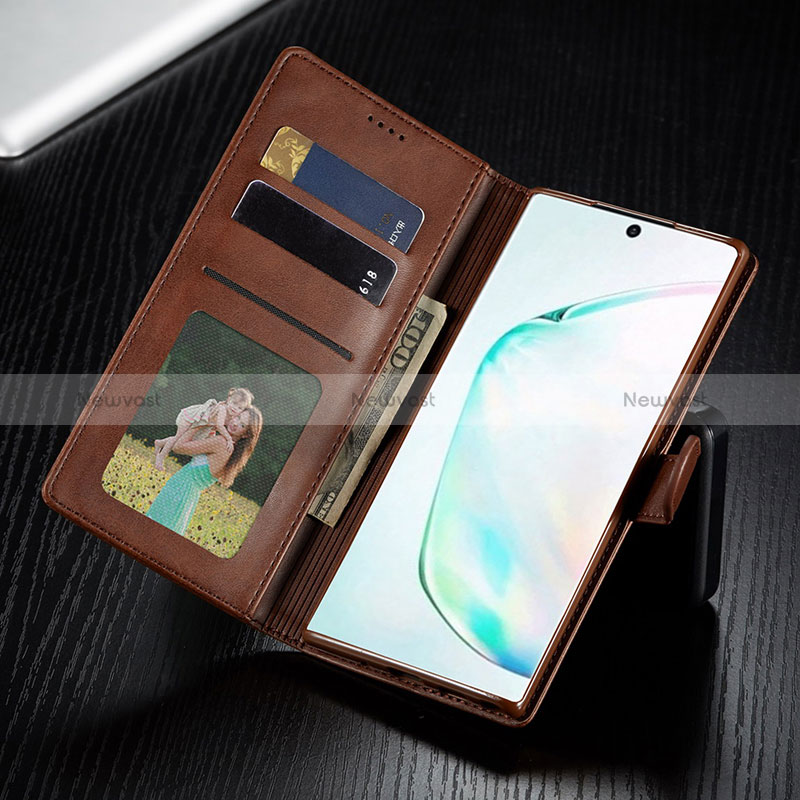 Leather Case Stands Flip Cover Holder LC1 for Samsung Galaxy A32 4G