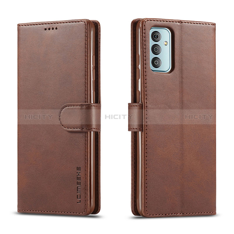 Leather Case Stands Flip Cover Holder LC1 for Samsung Galaxy F23 5G