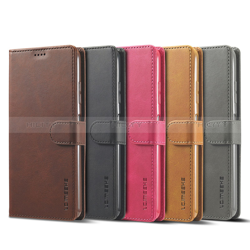 Leather Case Stands Flip Cover Holder LC1 for Samsung Galaxy F42 5G