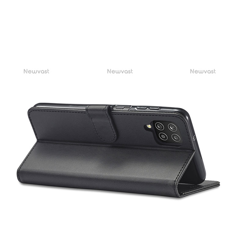 Leather Case Stands Flip Cover Holder LC1 for Samsung Galaxy M33 5G