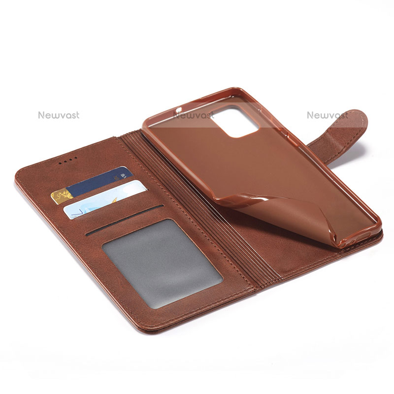 Leather Case Stands Flip Cover Holder LC1 for Samsung Galaxy M52 5G