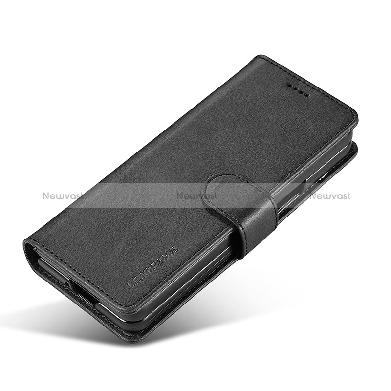 Leather Case Stands Flip Cover Holder LC1 for Samsung Galaxy Z Fold5 5G