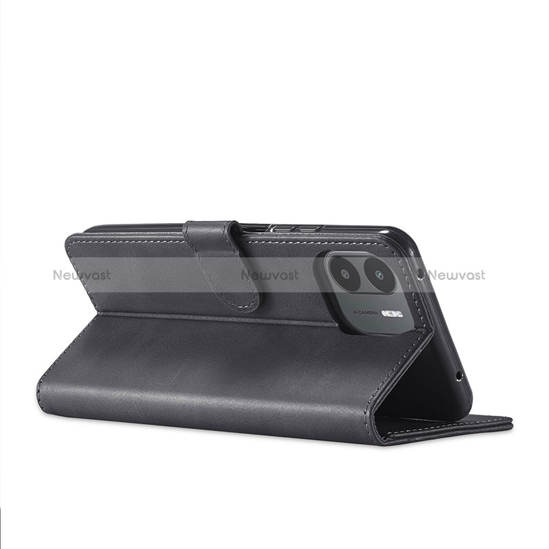 Leather Case Stands Flip Cover Holder LC1 for Xiaomi Poco C50