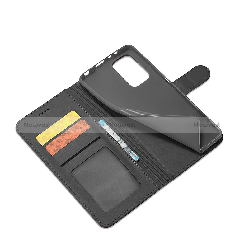 Leather Case Stands Flip Cover Holder LC1 for Xiaomi Poco F4 5G