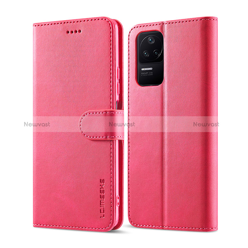 Leather Case Stands Flip Cover Holder LC1 for Xiaomi Poco F4 5G