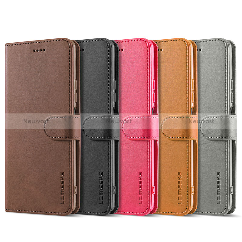 Leather Case Stands Flip Cover Holder LC1 for Xiaomi Poco F4 5G