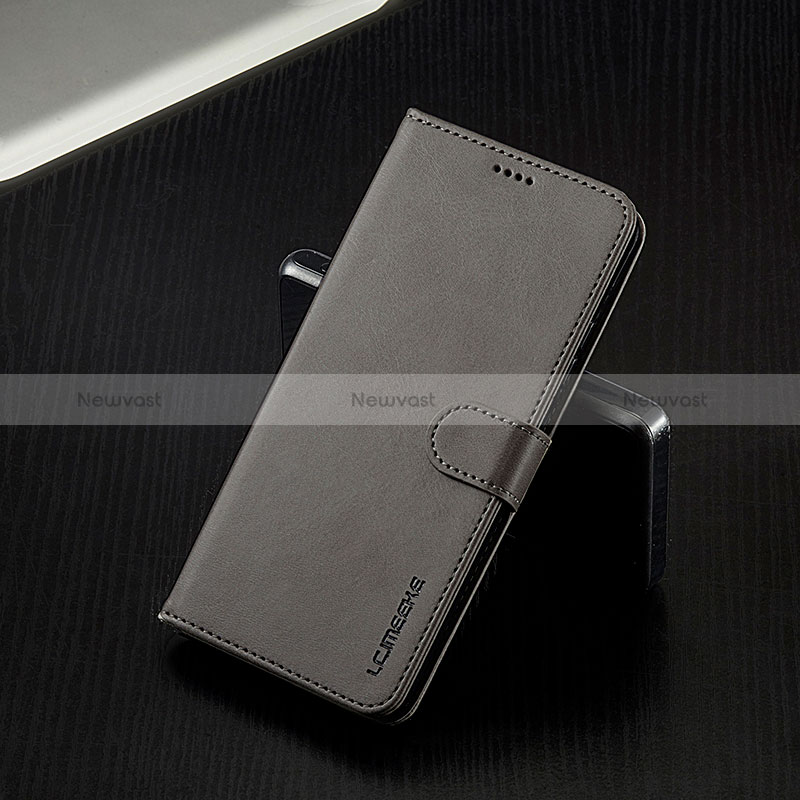 Leather Case Stands Flip Cover Holder LC1 for Xiaomi Poco M4 Pro 4G