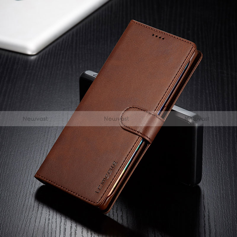 Leather Case Stands Flip Cover Holder LC2 for Huawei Honor 50 Lite