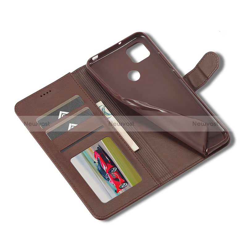 Leather Case Stands Flip Cover Holder LC2 for Xiaomi POCO C3