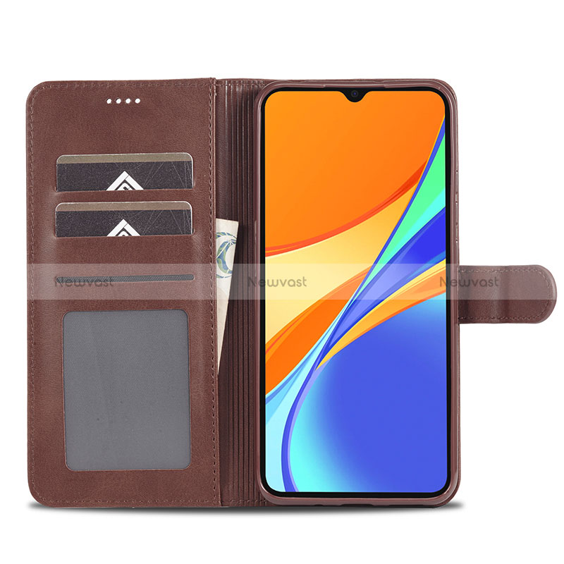 Leather Case Stands Flip Cover Holder LC2 for Xiaomi Redmi 10A 4G