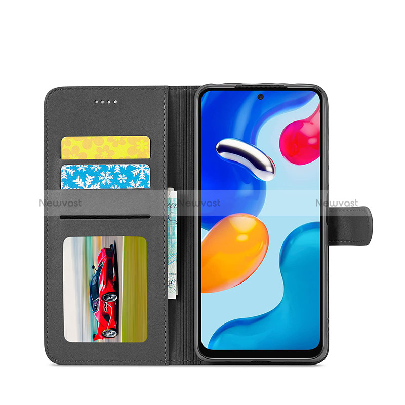 Leather Case Stands Flip Cover Holder LC2 for Xiaomi Redmi Note 11 Pro 5G