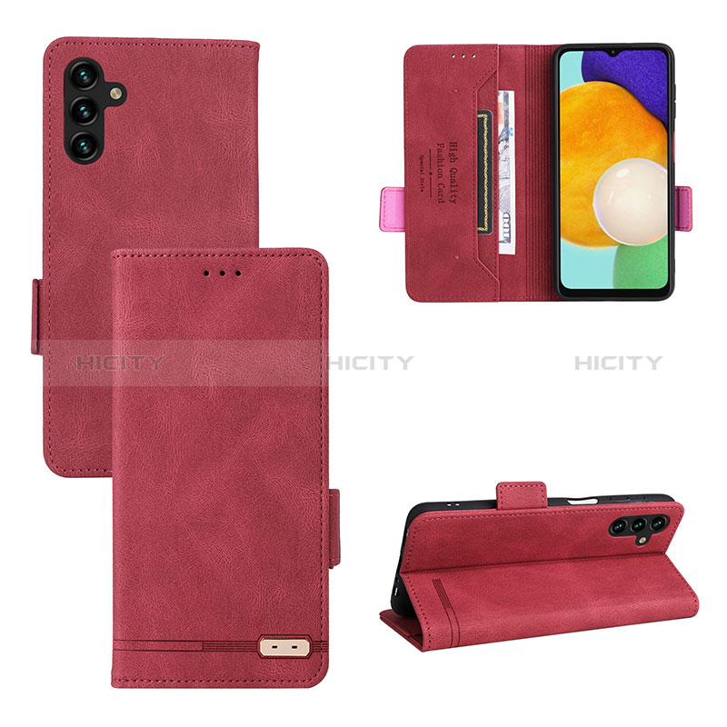 Leather Case Stands Flip Cover Holder LZ2 for Samsung Galaxy A04s