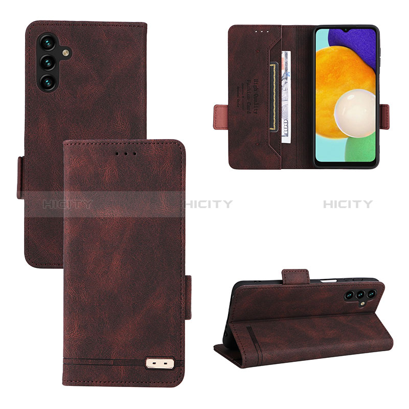 Leather Case Stands Flip Cover Holder LZ3 for Samsung Galaxy A04s