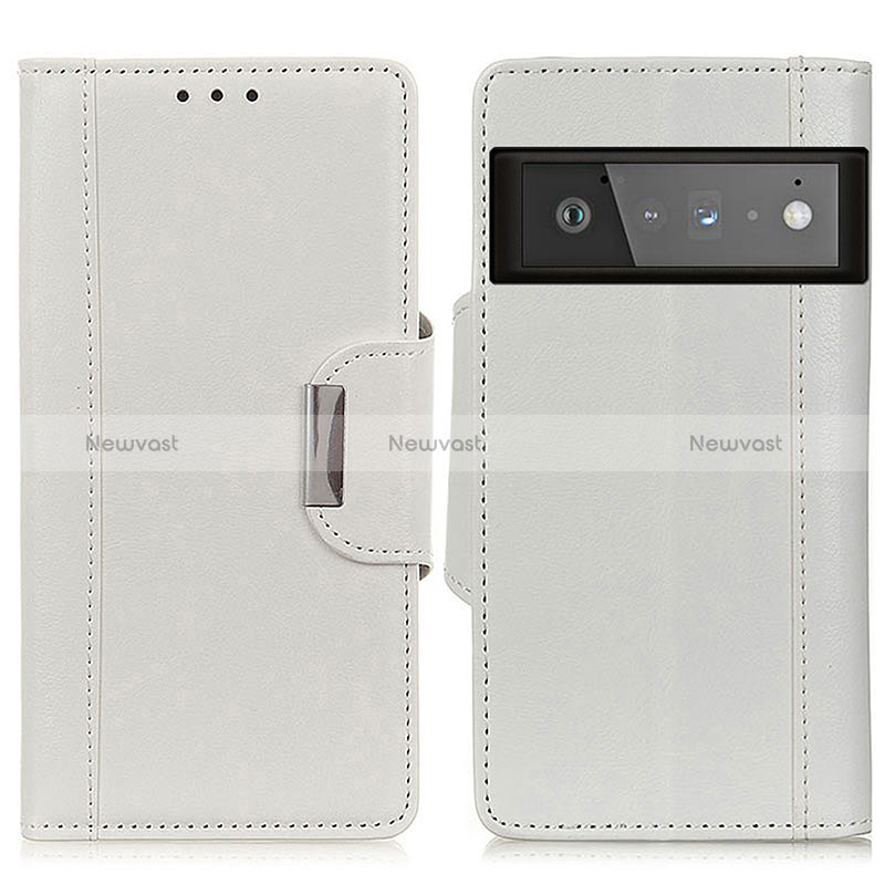 Leather Case Stands Flip Cover Holder M01L for Google Pixel 6 Pro 5G